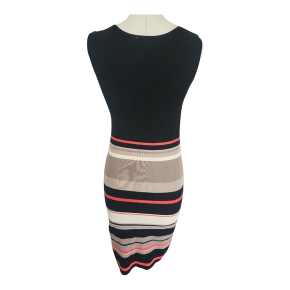 Apricot Sleeveless Striped Knit Bodycon Dress Size UK 12 / EUR M - Picture 4 of 9